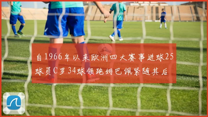 自1966年以来欧洲四大赛事进球25球员C罗34球领跑姆巴佩紧随其后